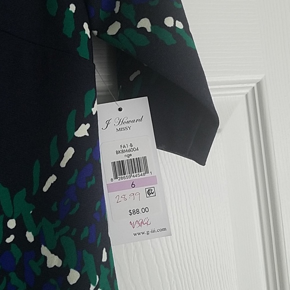 JAY HOWARD Dress Navy Size 6 - Picture 4 of 5